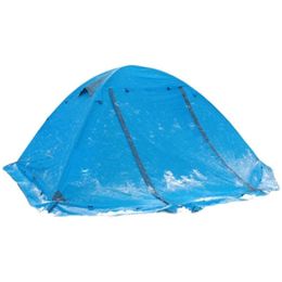 Tents And Shelters Flytop 23Persons 4Seasons Skirt Tent Cam Outdoor Double Layers Aluminium Pole Anti Snow Travel Family Tralight Touri Otdxu