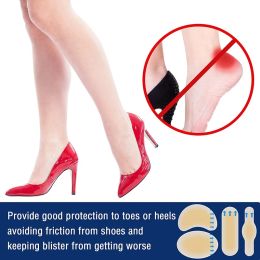 1PCS Gel Heel Protector Shoes Stickers Foot Patches Adhesive Blister Pads Hydrocolloid Heel Liner Pain Relief Plaster Foot Care