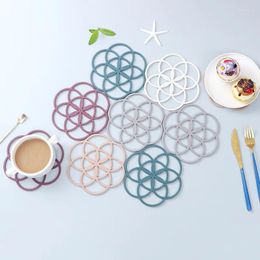 Table Mats Creative Silicone Insulation Pad Thicken Dining Pot Mat Plate Anti-Scalding Heat-Proof Dish Cup Holder