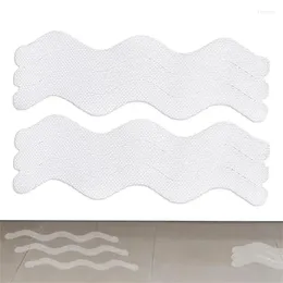 Bath Mats 6pcs Tub Stickers Strips Anti Slip Bathroom Safety Tape Pad Resistant Transparent Pool Floor Stair Sticker Tap