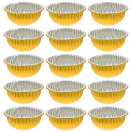 Bowls 20pcs Containers Takeaway Boxes Aluminium Disposable Storage Round