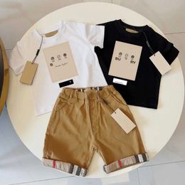 Kid Designer T Shirt Childrens Sets Classic Fashion Baby Clothes Summer Boys Girls Short Sleeve Brand Letters Toddler Clothing CSG2403294-8