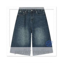 Jorts Shorts Denim Shorts Ladies Mens Shorts Men's Jeans Firmranch Blue Baggy Jorts for Men Women Oversized Mid-length Shorts Ninth Denim Pants Streetwear 372