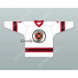 Gdsir Custom WHITE BARTS 4 LETTERKENNY IRISH ALTERNATE HOCKEY JERSEY NEW Top Ed S-M-L-XL-XXL-3XL-4XL-5XL-6XL