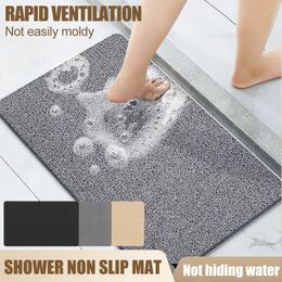 Bath Mats 40 60cm Super Comfy Shower Mat DIY Anti Slip Drainable Easy To Clean Washable Bathroom