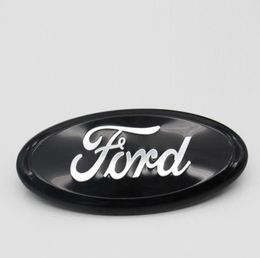 1PC fit for FORD 20042014 F150 MIRROR black silver Front Grill BadgeTailgate Emblem Oval Decal9237363