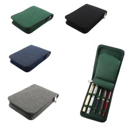 Bags 4 Colour Pen Case Available for 10 Fountain Pen / Rollerball Pen, Grey Pouch Pencil Bag Case Holder Storage Organiser Waterproof