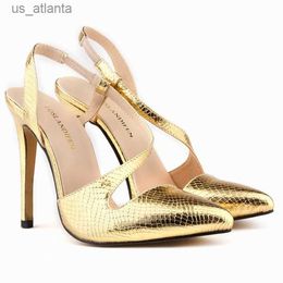 Dress Shoes LOSLANDIFEN Hot Selling Women Pumps Shallow Pointed Toe PU 11CM Thin high heels odile pattern Novelty Shoe H2404033S0W