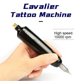 Guns Cavalier Rotary Tattoo Machine Pen RCA Interface For Cartridge Needles Aircraft Aluminium Alloy Permanent Makeup Tattoo Gun Pen