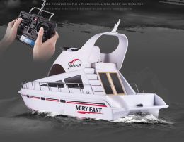 Remote Control Cruise Ship Model Giant Cruise Ship 27.5 inch high-Speed Yacht Yacht Super Large Electric Charging Boat Simulatio