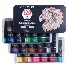 Pencils KALOUR Colour Pencil Set Professional Nontoxic Painting Art Supplies for Artist Drawing Sketch Material School Stationery Items