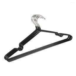 Hangers Heavy Duty Metal Clothes For Everyday Standard Use Clothing (Black Colour 10 Pack)