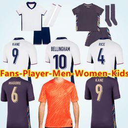 2024 England Soccer Jerseys SAKA RASHFORD KANE FODEN STERLING 24 25 GREALISH MOUNT BELLINGHAM TRIPPTIER GALLAGHER STONES WALKER men women kids football shirt S-4XL