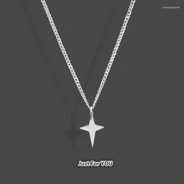 Chains Star Pendant Necklace Dainty Clavicle Chain Women's Jewellery