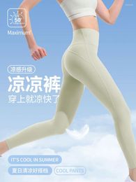 Active Pants Stylish Summer Yoga For Women With High Waist Thin Fabric And Quick-drying Properties Perfect Running Sports.