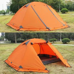 Shelters Camping Tent Waterproof Hiking Tent Double Layer Outdoor Backpacking Tent 2 Person Tents For Tourism