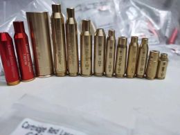 Red Laser Bore Sight Brass Boresight CAL Cartridge Bore Sighter For Scope Adjustment .223 .308 9MM No Battery