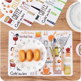 Table Mats 1/2PCS Placemats PVC Mat Kids Tableware Cartoon Dining Disc Pads Coasters Plate Bar Tapete De Lugar 40 28cm
