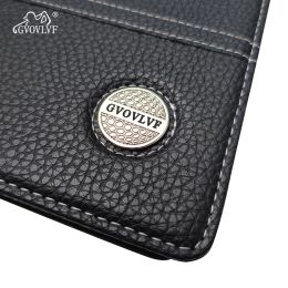 With Ball Marker Golf Scorecard Cover Leather Scorecard Holder Score Statistic Waterproof Soft Thick Umpire Lineup Card Holder