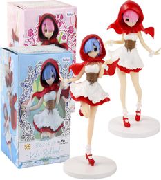 SSS Life in A Different World From Zero Ram Rem Figures Cosplay Little Red Hood Anime Sexy Beauty Model Toys MX2007277121526