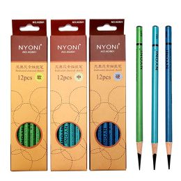 Pencils Nyoni 12pcs Professional Charcoal Sketch Pencils Hard/medium/soft Carbon Pencil for Sketching Drawing Tool Art Supplies