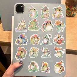 10/50pcs Cute Little Frog PVC Sticker Aesthetic Stationery School Supplies DIY Decor Korean Scrapbook for Kids Phone Case Decal