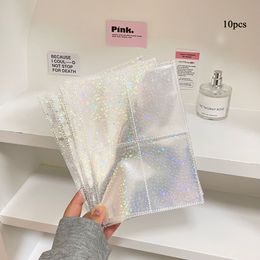 A5 10PCS/Pack Kpop Photocard Binder Sleeves Photo Card Holder Photocards Album Pages Card Sleeves Album Inner Pages Transparent