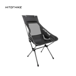 Furnishings Portable Moon Chair Lightweight Fishing Camping Barbecue Chair Foldable Extended Hiking Seat Garden Ultra Light Office Household