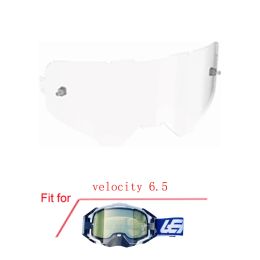 leatt Glasses Replacement Lenses Motorcycle Goggles Lenses leatt Velocity 4.5 And 6.5 Transparent Mirror Lenses Double-layer