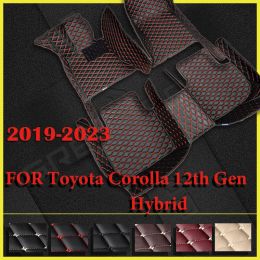 Car Floor Mats For Toyota Corolla 12th Gen. Hybrid 2019-2023 20 21 22 Custom Foot Pads Auto Carpet Cover Interior Accessories