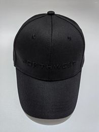 Ball Caps BISENMADE Baseball Cap For Women And Men 'Northwest' Embroidery Hat Cotton Hard Top Fashion Sun Unisex Snapback 2024