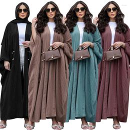 Ethnic Clothing Muslim Women Modest Dress Eid Mubarak Djellaba Dubai Turkish Kaftan Saudi Arabic Robe Islam Jalabiya Ramadan Abaya Gown