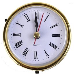 Wall Clocks 65MM Clock Quartz Movement Round For Head Insert Classic Craft Roman Numerals Watch Handmade DIY Replacement Part