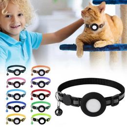 Dog Collars Collar For Cats With Protective Anti Lost Locator Tracker Accessories Reflective Pet E2k3