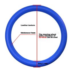 Universal Silicone Car Steering Wheel Cover,Cool Anti-Slip Protector With Soft Leather Texture, Decorative Auto Car Accessories