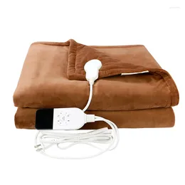 Blankets Heated Blanket Electric Throw Soft Flannel With Heating Levels Fast Overheating Protect