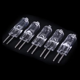 5Pcs 35/ 50W 2900K Halogen G5.3 24V Lamp Halogen Light Warm Bulb Base Clear Halogen Inserted Crystal Lamp