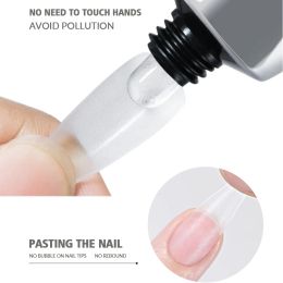 Nailpop 20g Soft Nail Tips Gel Transparent Jelly Gel American Pose UV Gel for Nails Art Adhesive Strong