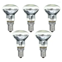 Spoons Replacement Lava Lamp E14 R39 30W Spotlight Screw In Light Bulb Clear Reflector Spot Bulbs Incandescent 5Pcs