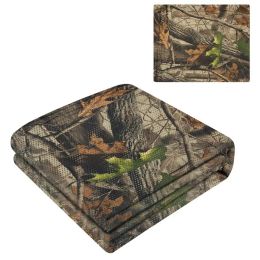 Shelters Portable Camo Mesh Cloth Ultralight Hunting Duck Blind Outdoor Army Military Garden Decoration Camouflage Net Desert Digital