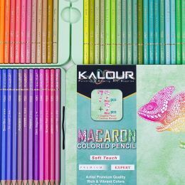 Pencils Kalour 50/70pcs Drawing Sketch Pencil Set Soft Pastel Coloured Pencil Kit Aron Crayons for Painter Sketching Gift Art Supplies