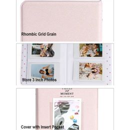 1PC 64 Pockets Photo Album 3 Inch Pictures Storage Case Stamps Tickets Cards Organiser For Fujifilm Instax Mini 12/11/9