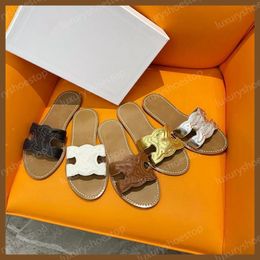 Womans Designer Slippers Sandal Mules Clogs Luxury Slides Flip Flops Flat heel Sliders Outdoors Mens Travel Casual Shoes Summer Beach Sandale