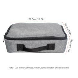 Portable Grey Projector Storage Bag Case Universal Carrying Bag Travel Storage Organiser for Projectors and Accessories