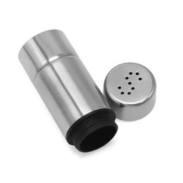 new Salt Sugar Bottle Rotating Cover Multi-purpose Stainless Steel 1Pcs Kitchen Gadgets Spice Pepper Shaker Spice Jar Seasoning Can for for