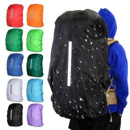 Bags 3040L Reflective Waterproof Backpack Rain Cover Outdoor Sport Night Cycling Safety Light Raincover Case Bag Camping Hiking