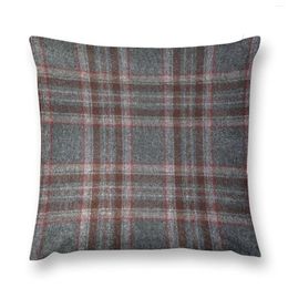 Pillow Grey And Red Tartan Throw Cases Decorative S Home Decor