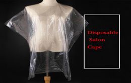 50pcs Disposable Hair Cutting Salon Barber Hairdressing Unisex Gown Cape Shave Apron Hair Cutting Haircut Hairdressing Cape1284738