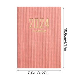 2024 A7 Mini Portable Agenda Book Diary Weekly Planner Notebooks To Do List English Notepad With Calendar School Office Supplies