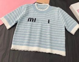 Designers Womens Sweater Summer Tees Letter T Shirt Women Tops Jackets Sexy Hollow Sweater Multi Color Jumper Hoodie Pullover megogh CXG240433-8